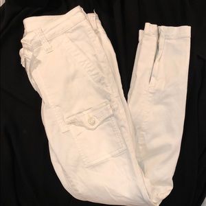 Joie white cargo Jean